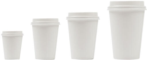 GOBELETS EN CARTON BLANC BOISSONS CHAUDES Ø 70 MM 20 CL X2000 - 2