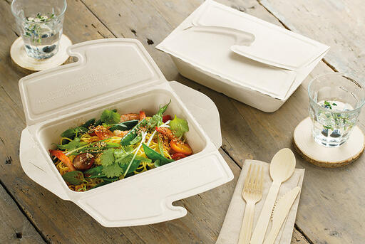 BOÎTES REPAS FIBRE KRAFT 21X15 CM HAUTEUR 7 CM 100 CL X150 - 2