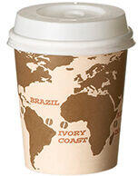GOBELETS EN CARTON WORLD MAP Ø 80 MM 29 CL X60 - 2