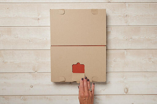 SET DE TABLE 30X40 PAPIER GAUFRE  KRAFT C/500 - 2
