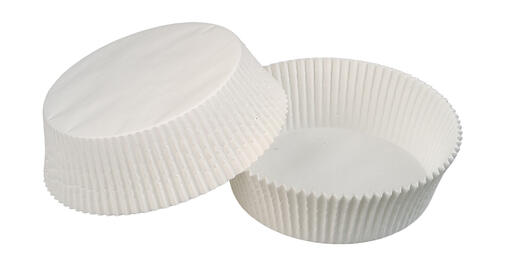CAISSETTES PÂTISSIÈRES N°8 Ø 39X25 MM BLANCHES X1000 - 2