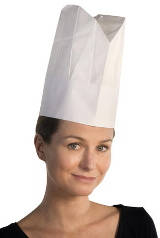 TOQUES CHEF PAPIER H 23,5 CM X100 - 2