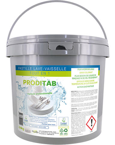 PASTILLE LAVE VAISSELLE ECOLABEL 16G X150 - 2
