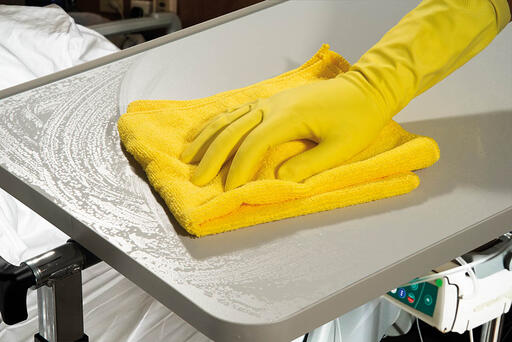 GANTS LATEX JAUNE TAILLE 7/8 X1 PAIRE - 2