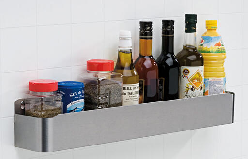 RACK ÉTAGÈRE MURALE POUR BOUTEILLES 65 CM - 2