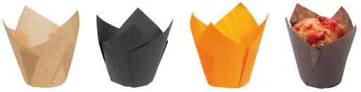 CAISSETTES DE CUISSON TULICUP EN PAPIER NOIR Ø 50 H80 MM X200 - 2