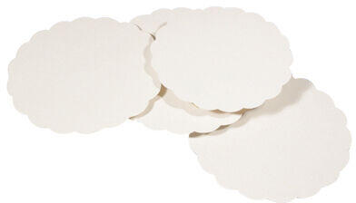 RONDS FESTONNÉS EN CARTON BLANC Ø 290 MM X250 - 2