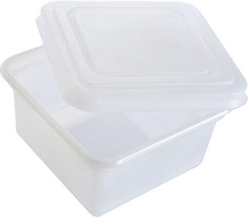 MOULES GLACE CARRÉS COUVERCLE ÉTANCHE TRANSLUCIDE 1/2 LITRE 109 H 65MM X25 - 2
