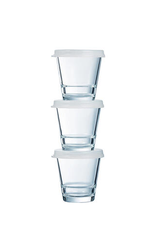 VERRINE SO URBAN AVEC COUVERCLE 26CL TRANSPARENT - 3
