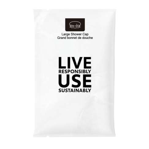 BONNET DE DOUCHE TRANSPARENT SACHET INDIVIDUEL X500 - 2