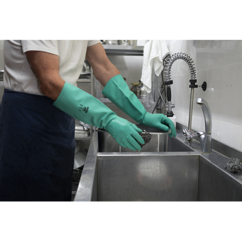 GANT NITRILE VERT ULTRANITRIL 480 TAILLE 8 X1 PAIRE - 3