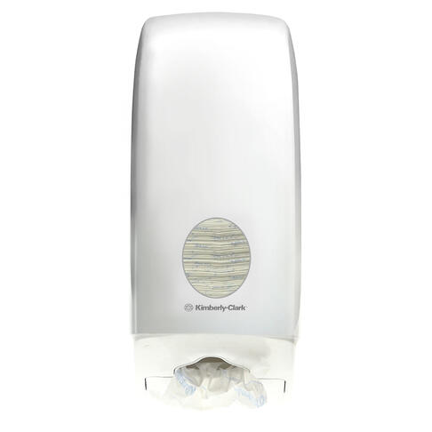 DISTRIBUTEUR DE PAPIER TOILETTE PLIÉ AQUARIUS BLANC - 3