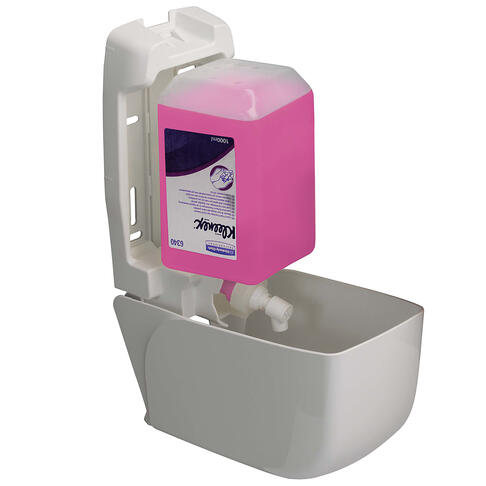 DISTRIBUTEUR MANUEL CRÈME MOUSSE GEL HYDROALCOOLIQUE AQUARIUS™ BLANC 1L - 3