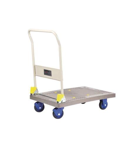 CHARIOT PLATEAU 90X60CM PRESTAR POIGNEE RABATTABLE  MAX 300K - 3