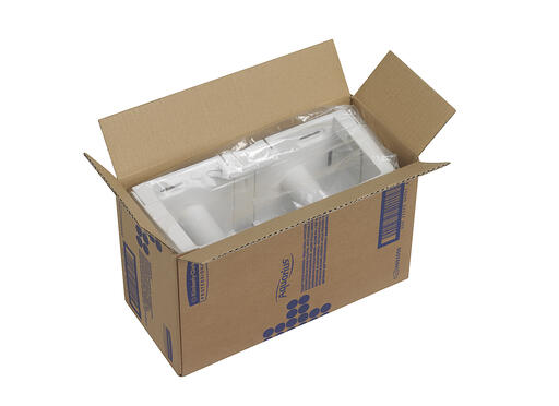 DISTRIBUTEUR DE PAPIER TOILETTE PETIT ROULEAU DOUBLE AQUARIUS™BLANC - 3