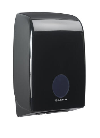 DISTRIBUTEUR D’ESSUIE-MAINS PLIÉS AQUARIUS™ NOIR - 3