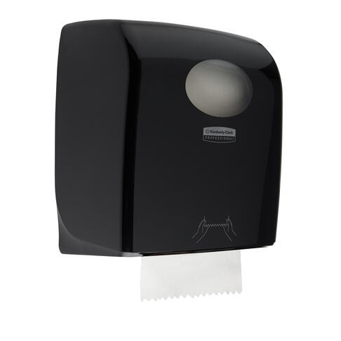 DISTRIBUTEUR D’ESSUIE-MAINS ROULEAUX AQUARIUS™ NOIR - 3