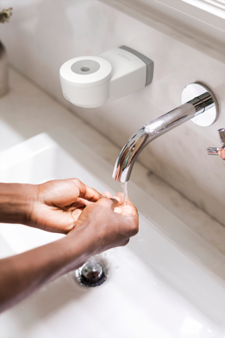 DISTRIBUTEUR AUTOMATIQUE DE PAIN DE SAVON LESSEAU BY DIVERSEY BLANC - 3