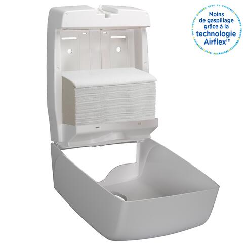 ESSUIE-MAINS PLIÉS EN V KLEENEX® ULTRA BLANC 22X32CM 96 FORMATS 3 PLIS ECOLABEL X15 - 7
