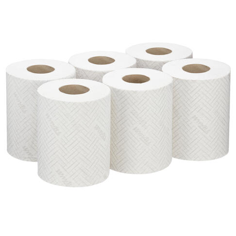 BOBINE DEVIDAGE CENTRAL WYPALL REACH L10 BLANC 430 FORMATS 1 PLI 18,3X38CM X6 - 3