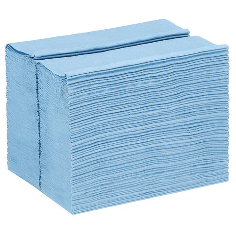 LAVETTE NON TISSEE USAGE COURT WYPALL X80 BLEU 160 FORMATS BOITE DISTRIBUTRICE - 3