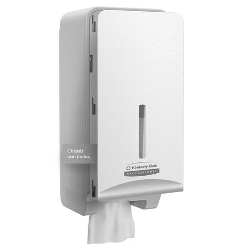 FAÇADE DISTRIBUTEUR PAPIER TOILETTE PLIÉ ICON™ MOSAÏQUE BLANC X1 - 3