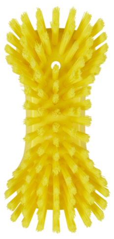 BROSSE PAPILLON A MAIN XL ALIMENTAIRE 230MM EXTRA DURE JAUNE - 3