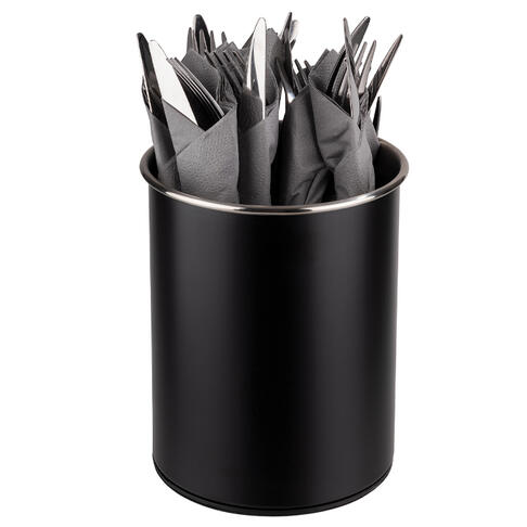 BOITE A COUVERTS 3 COMPARTIMENTS D13X16,5CM NOIR - 3