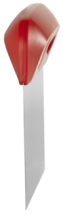 RACLOIR COUPE PATE ACIER 146MM ROUGE - 3