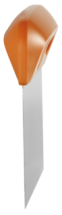 RACLOIR COUPE PATE ACIER 146MM ORANGE - 3