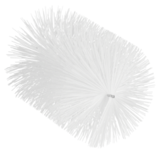 TETE ECOUVILLON POUR TIGE FLEXIBLE 120MM DIAMETRE 140MM FIBRE MEDIUM BLANC - 3