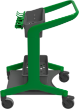 CHARIOT DE LAVAGE AVEC PORTE OUTILS HYGO VERT - 3