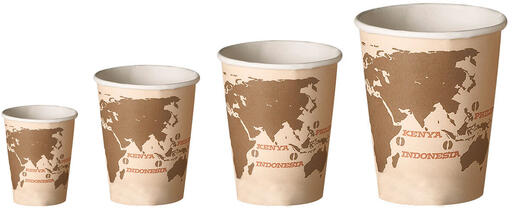 GOBELETS EN CARTON WORLD MAP Ø 80 MM 29 CL X60 - 3