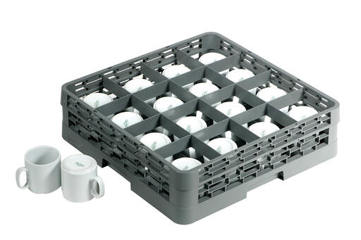 PANIER DE BASE AVEC CLOISONS POUR 16 VERRES INCLINÉS - 3