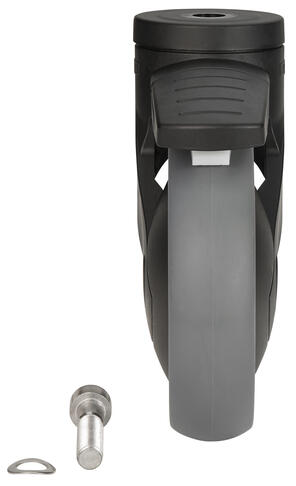 ROULETTE POUR HYGO AVEC FREIN D125 NOIR - 3