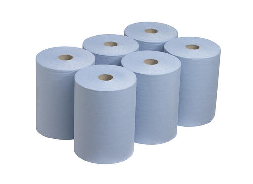 ESSUIE-MAINS ROULEAU SCOTT® SLIMROLL BLEU AIRFLEX 1 PLI 165M ECOLABEL X6 - 4