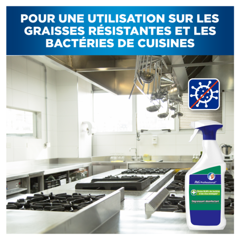 DEGRAISSANT DESINFECTANT CUISINE SPRAY K6 750ML - 8