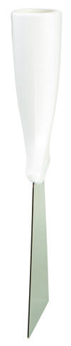GRATTOIR ALIMENTAIRE LAME INOX PAS DE VIS 10CM BLANC - 4
