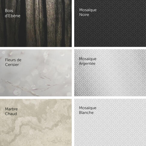 FAÇADE DISTRIBUTEUR PAPIER TOILETTE PLIÉ ICON™ MOSAÏQUE BLANC X1 - 4