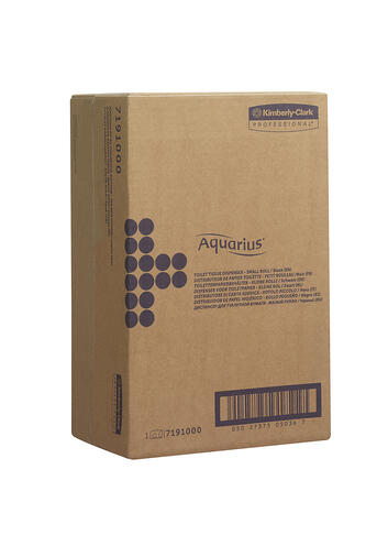 DISTRIBUTEUR DE PAPIER TOILETTE PETIT ROULEAU AQUARIUS™ NOIR - 4