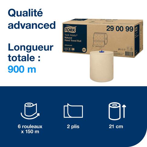 ESSUIE-MAINS ROULEAU TORK MATIC® ADVANCED H1 NATUREL 150M 2 PLIS X6 - 4