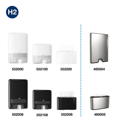 ESSUIE-MAINS PLIÉS EN M TORK® ADVANCED H2 BLANC 34X21.2CM 136 FORMATS 2 PLIS ECOLABEL X21 - 4