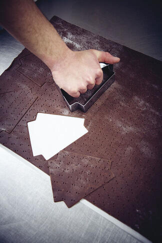 MOZAÏK TRIANGLES INOX 12X9.8X2 CM X8 - 4