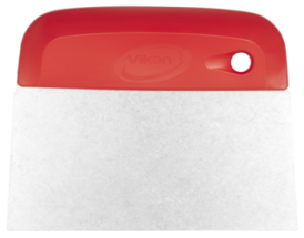 RACLOIR COUPE PATE ACIER 146MM ROUGE - 4