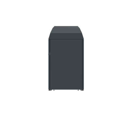 STATION DE TRI 240L 3 BACS ROULANTS TRIROK ANTHRACITE - 4