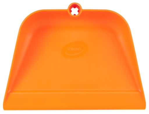 PELLE A POUSSIERE VIKAN A MANCHE VERTICAL 330MM ORANGE - 4