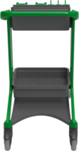 CHARIOT DE LAVAGE AVEC PORTE OUTILS HYGO VERT - 4