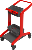 CHARIOT DE LAVAGE AVEC PORTE OUTILS HYGO ROUGE - 4