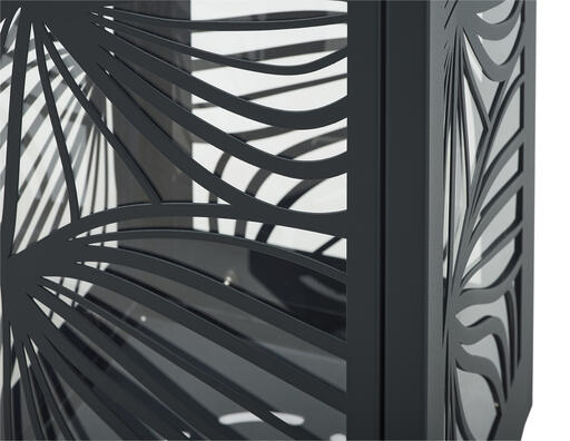 CORBEILLE BELLA 110L ANTI-NUISIBLES GRIS ANTHRACITE MAT - 4