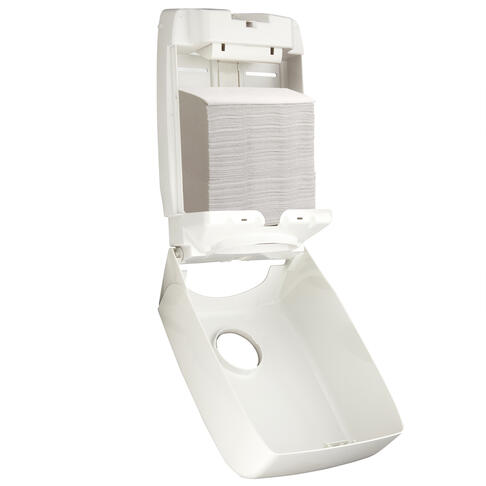 DISTRIBUTEUR D’ESSUIE-MAINS PLIÉS AQUARIUS™ BLANC - 5
